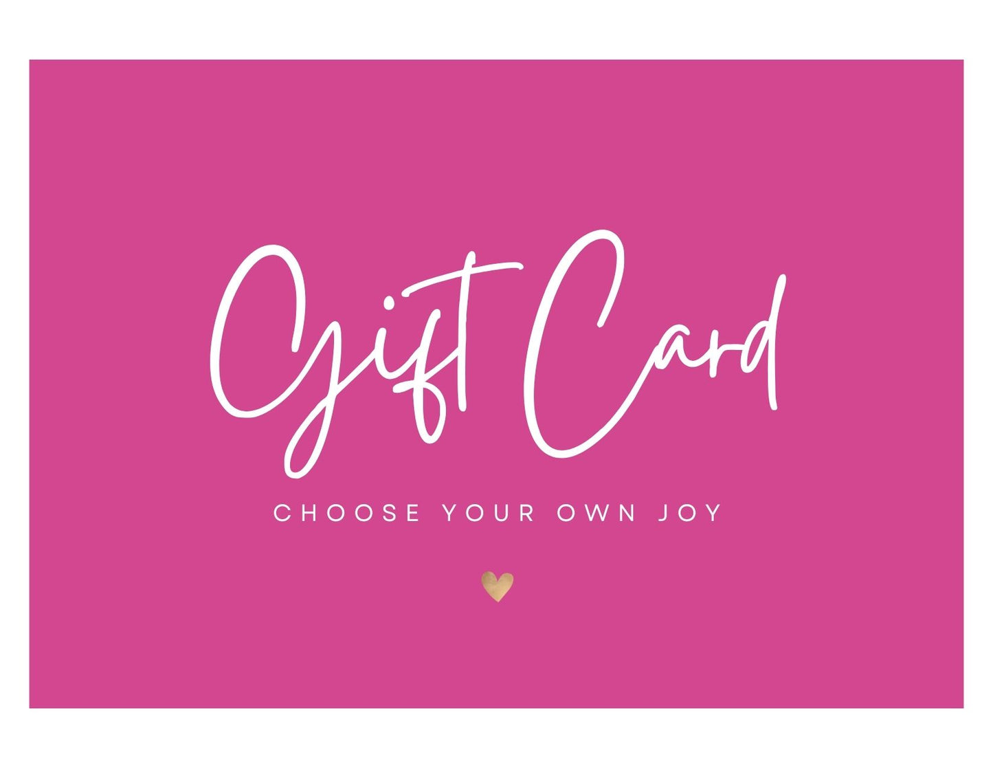 Anne Woodman Jewelry Gift Card