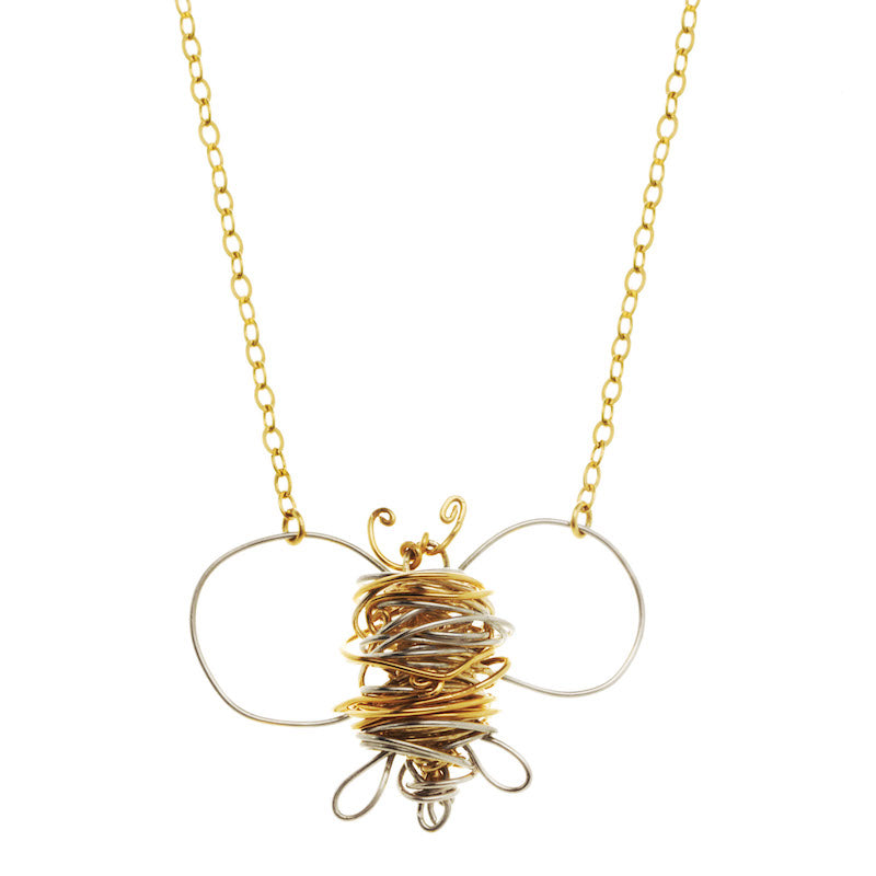 bumblebee necklace