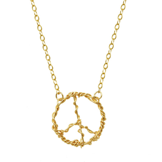 Peace Sign Necklace